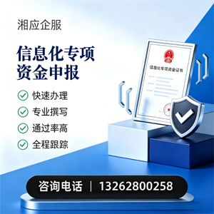 黔南信息化专项资金申报服务