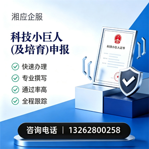 黔南科技小巨人及培育企业申报服务