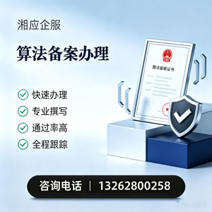 黔南算法备案申报服务